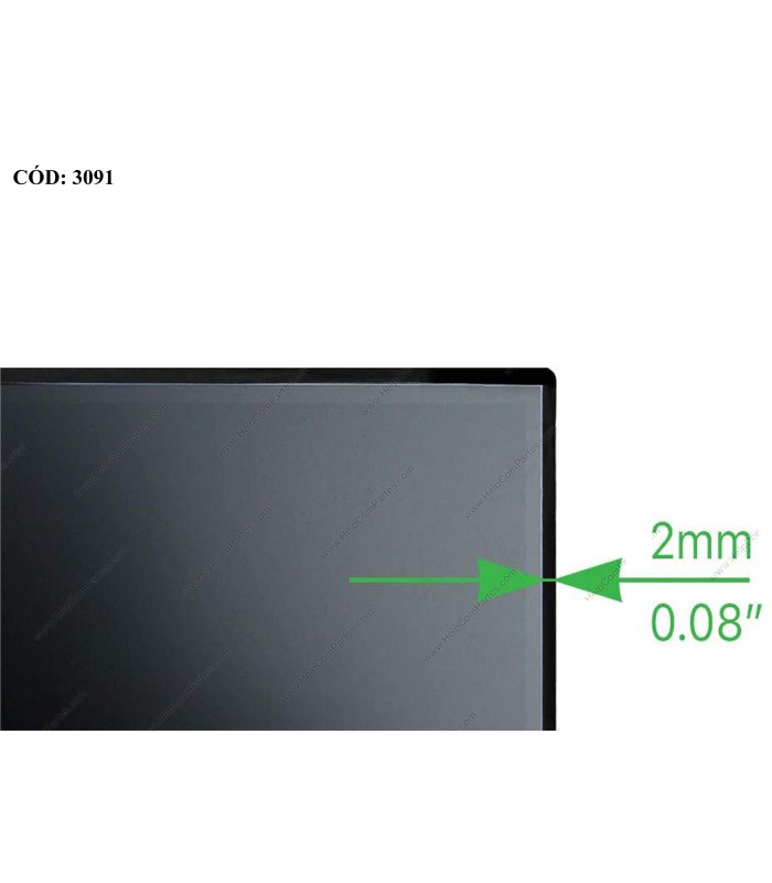 DISPLAY 15.6" 30PIN WLED SLIM FHD (1920x1080) NARROW MATTE 60HZ IPS N-TS eDP VC.D PCBA FLAT 2CM NO BRACKETS / M29204-001