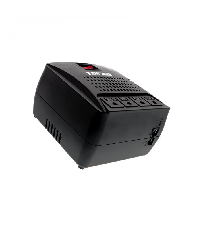 REGULADOR FORZA FVR-3001 3000VA/1500W, BLACK 110V 50/60Hz 13.04A 4TOMAS/RJ-45/RJ-11