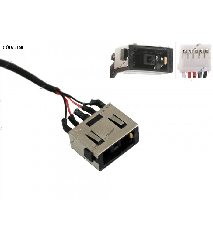 DC JACK POWER LENOVO THINKPAD T440 T440S T450 T450S SERIES +CABLE 04X3863 ORIG.