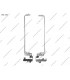 BISAGRAS HP PAV 15-AC 15-AF 15-AY 15-CC 15-BA 15-BD 15-BE 250 G4 255 G4 G5 SERIES R/L 855006-001 ORIG.