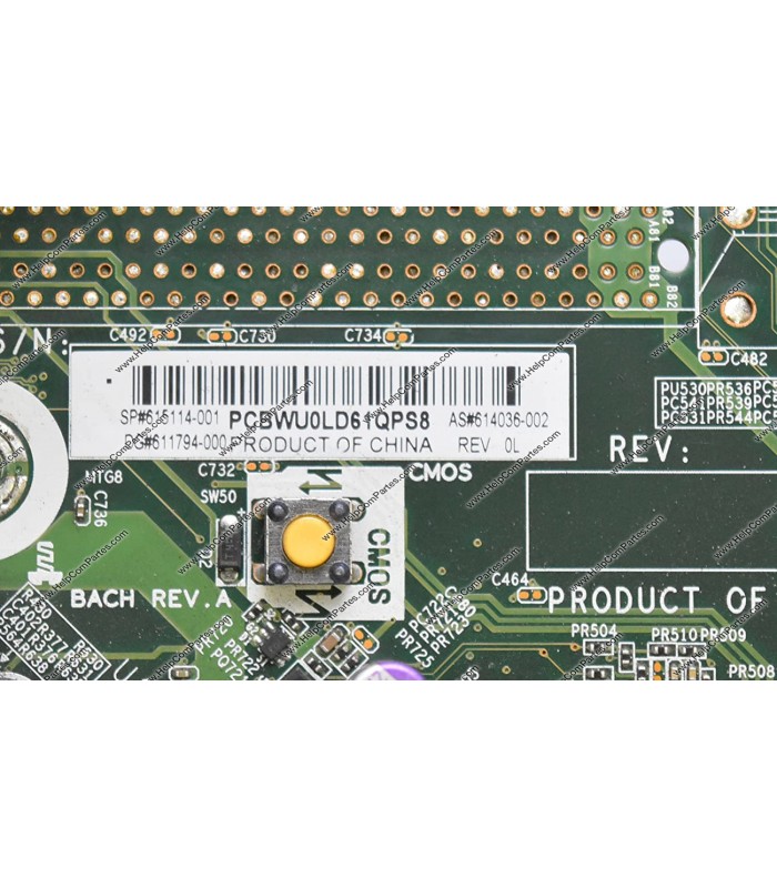 MBO HP COMPAQ LGA1155 H61 INTEL DDR3 / 6005 6200 6280 4000 PRO SFF MT SERIES 615114-001 611794-000 ORIG.