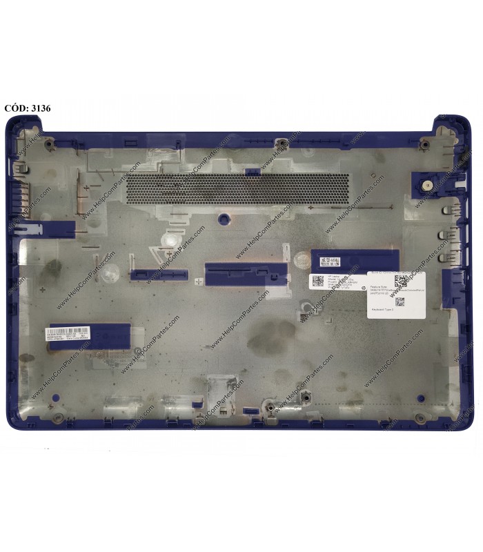 BASE ENCLOSURE HP 14-CM 14-CK 14Z-CM 14Q-CY 14-DQ/ 240 245 246 G7 SERIES AZUL L47565-001 ORIG (SN)