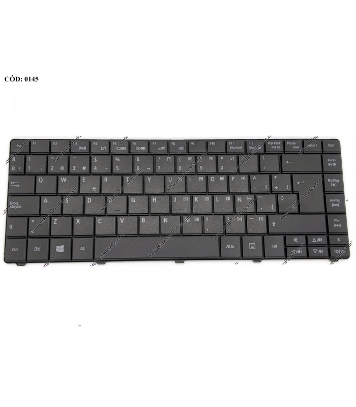 TECLADO ACER E1-421 E1-421G E1-431 E1-471 4339 4349 4736 4739 4749 SERIES SIN MARCO AEZQZP01110 BK SP ORIG