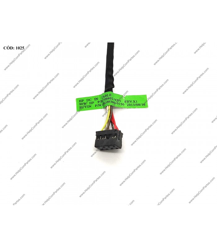 DC JACK POWER HP 15 15-E 15T-E 17 17-E 17-Z SERIES +CABLE 709802-YD1 719859-001 ORIG.