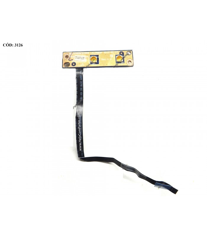 POWER BUTTON LENOVO BD W/CABLE IDEAP. P585 P580 N580 N585 G580 G585 G570 W/CABLE NBX00015B00 QIWG5/QIWG6 LS-7983P