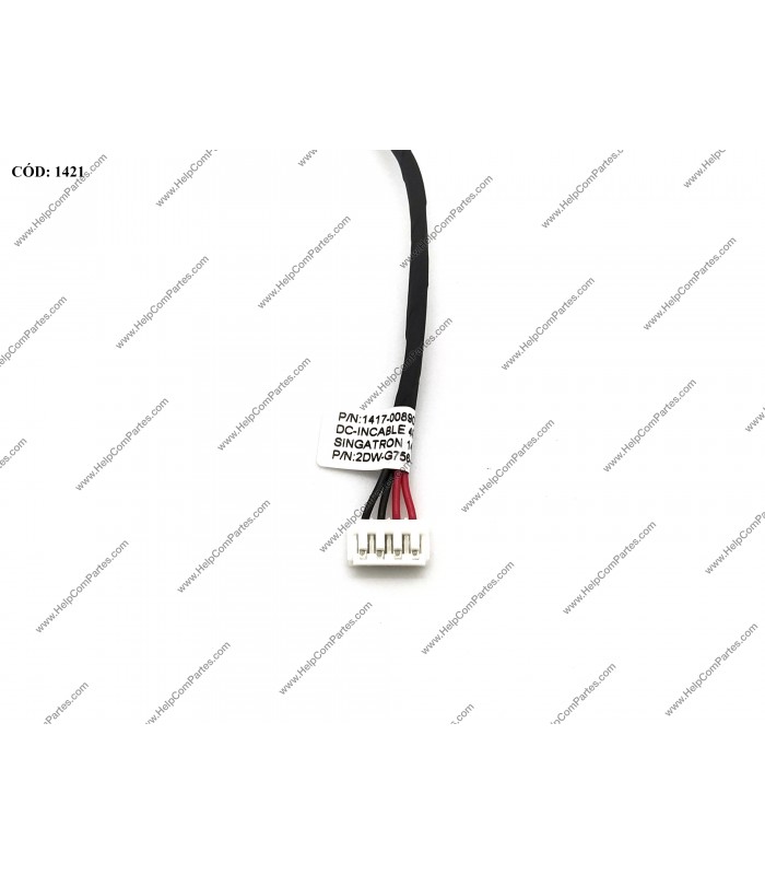 DC JACK POWER TOSHIBA P50-A-13M P50-A-M13 P55-A P55t-A S55-A L50-A W SERIES +CABLE H000057080 ORIG.