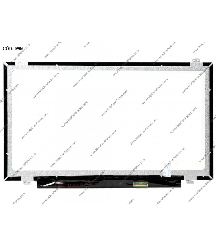 DISPLAY 15.6" 30PIN WLED SLIM WXGA HD (1366x768) GLOSSY 60Hz N-TS eDP VC.D PCBA FLAT SEG. U/D BRACKET (DS)