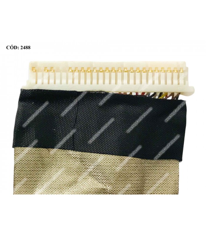 FLEX LCD HP 8440P 8440W 8540P 8540W 8540 SERIES 40PIN DC02000RX10 595741-001 ORIG.