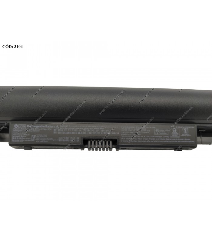 BATERIA HP 14.6V---41.6WH 4C JC04/HP 15-BS 15-BW 15-RA 15T-BR 15T-BS 15Z-BW 15Q-BY 250 255 256 G6 SERIES 919701-850 ORIG.