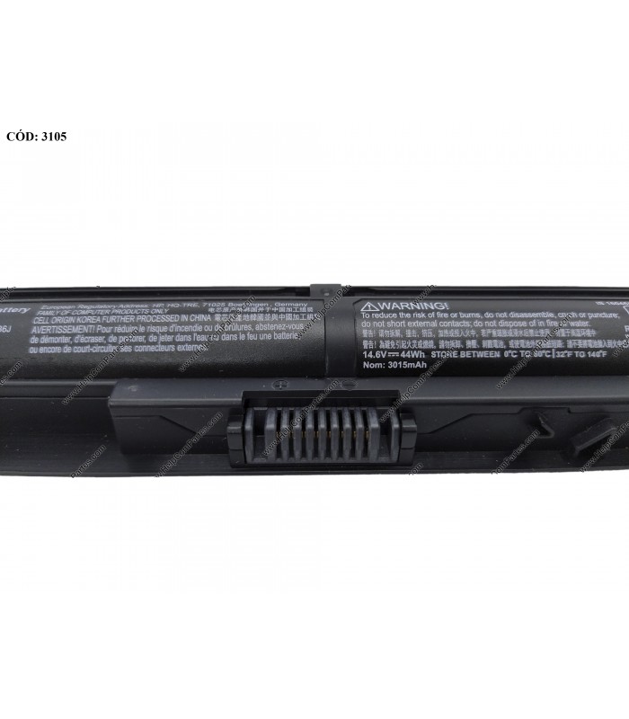 BATERIA HP 14.6V---44WH 4C VI04/PAV 15-P 15T-P 17-F 17T-F/ENVY 14-U 14-V 15-K 17-K SERIES 756743-001 ORIG.