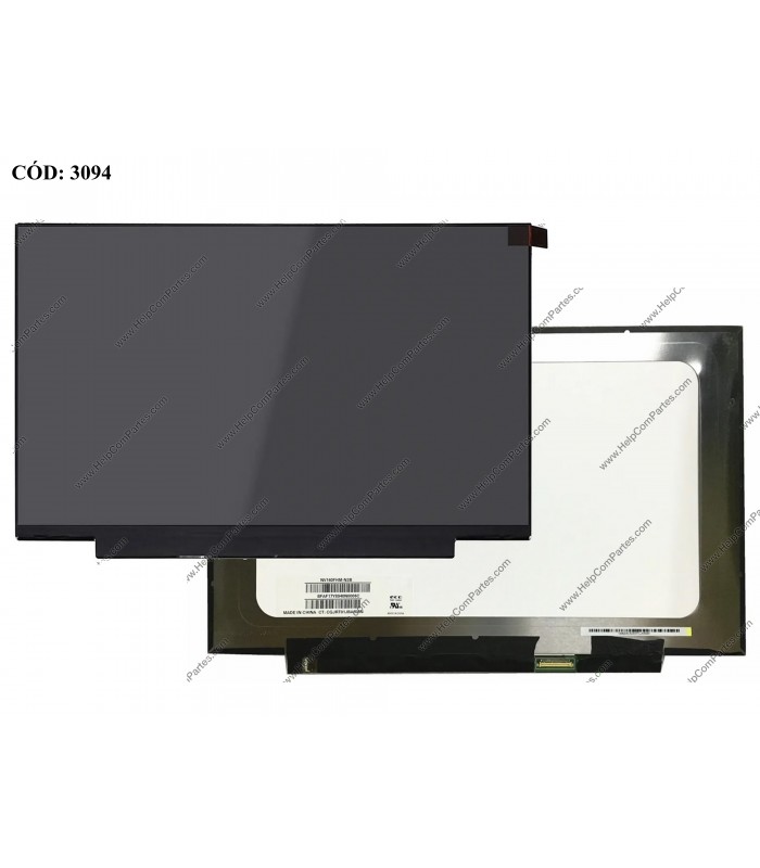 DISPLAY 14.0" 30PIN WLED SLIM FHD (1920x1080) NARROW IPS MATTE eDP PCBA FLAT 2cm VC.D NO BRACKETS  / NV140FHM-N48 ORIG.