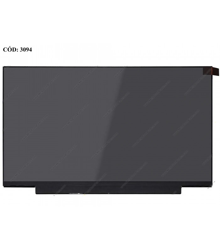 DISPLAY 14.0" 30PIN WLED SLIM FHD (1920x1080) NARROW IPS MATTE eDP PCBA FLAT 2cm VC.D NO BRACKETS  / NV140FHM-N48 ORIG.