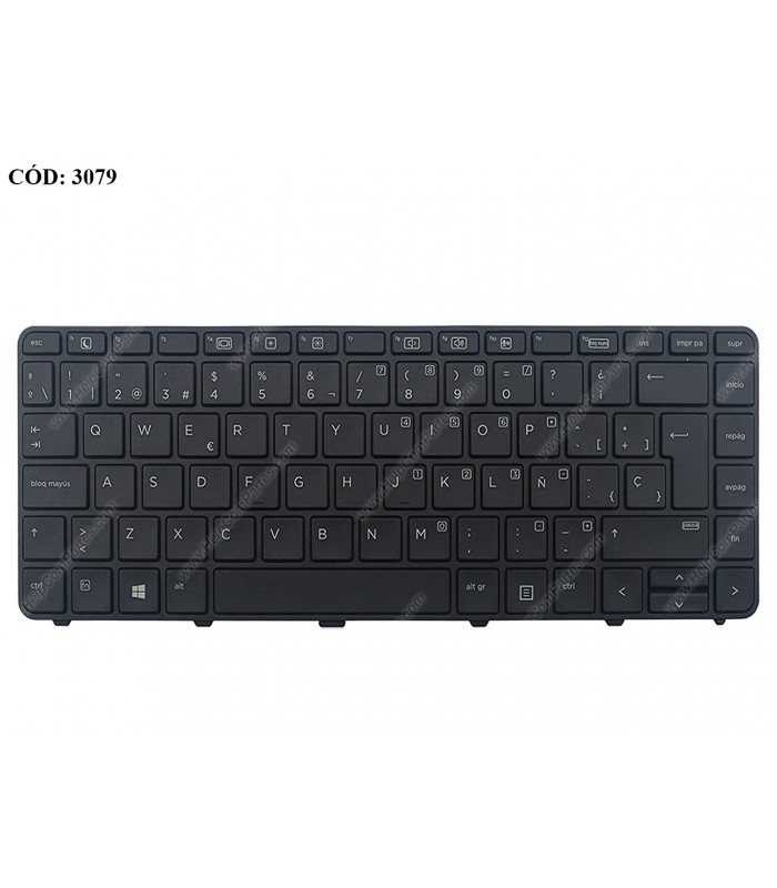 TECLADO HP PROBOOK 430 440 G3 430 440 G4 640 645 G2 SERIES MARCO 826367-071 BK SP ORIG.