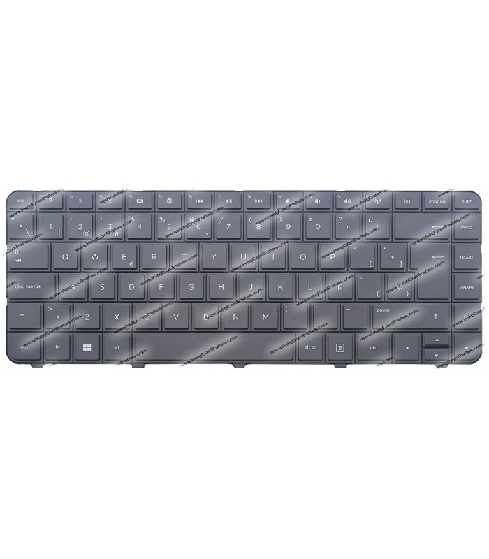 TECLADO HP G4-1000 G6-1000 CQ45 HP 430 450 455 240 245 HP 250 G1 HP 1000 2000 CQ43 CQ57 SERIES SIN MARCO 698694-161 BK SP ORIG.