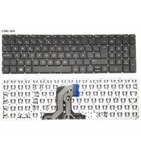 TECLADO HP PAV 15-AC 15-AF 250 G4 255 G4 15-AY 15-BA 15-BN SERIES SIN MARCO 813974-071 WIN8 BK SP OEM.