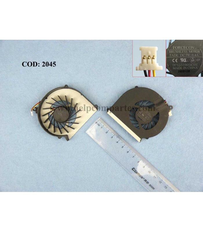 VENTI. HP COMPAQ CQ43 G43 CQ57 G57 430 431 435 436 630 631 635 636 SERIES 646180-001 3PIN ORIG.