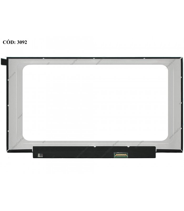 DISPLAY 14.0" 30PIN WLED SLIM WXGA HD (1366x768) NARROW MATTE 60HZ IPS N-TS eDP VC-D PCBA FLAT NO BRACKETS / L53828-001