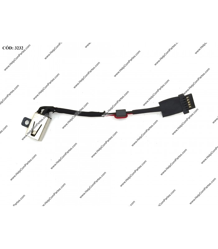 DC JACK POWER DELL XPS 13 9343 9350 9360 SERIES +CABLE 00P7G3 0P7G3 OEM.
