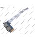 USB BD I/O W/CABLE HP PAV 14-G 14-R 14T-R 14-N 240 245 246 G3 SERIES 757608-001 ORIG.