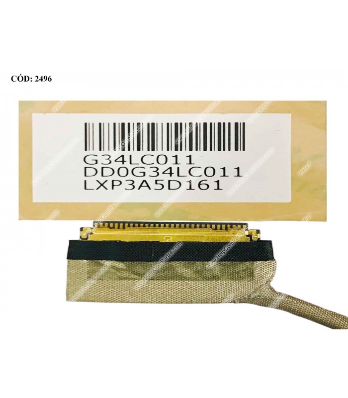 FLEX LCD HP ENVY 15-AS  PAVILION 15-AW 15-AY 15-BA 15-BG SERIES 856354-001 30PIN ORIG.