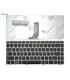 TECLADO LENOVO G480 G485 Z480 Z380 Z485 G410 G490 G400 G405 WIN7 MARCO BLANCO BK US OEM.