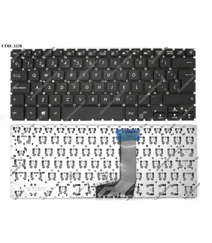 TECLADO ASUS X411UA X411UQ X411UN X411UF  SERIES SIN MARCO SP BK OEM