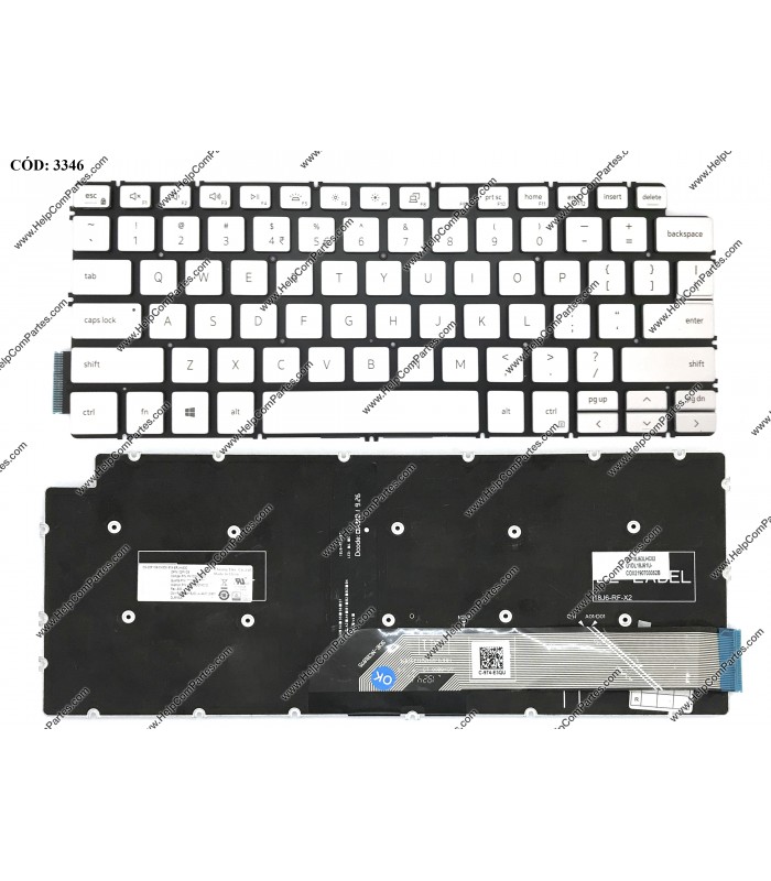 TECLADO DELL INSP. 14 7490 7491 14 5401 5402 5405 5408 5409 5490 5493 5494 5498 13 5300 5390 5301 SERIES SR KB-BL US ORIG