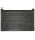 HP ASSY W/KB W/PLMRST W/TP /HP 250 255 256 G7 15-DA 15-DB 15T-DA 15T-DB 15-DR 15Z-DB 15G-DR SERIES 15.6" L20387-001 BLK US ORIG.
