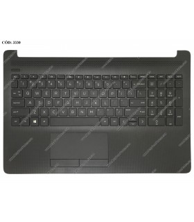 HP ASSY W/KB W/PLMRST W/TP /HP 250 255 256 G7 HP 15-DA DB, 15T-DA 15T-DB 15-DR SERIES 15.6" L20387-001 BLK US ORIG.
