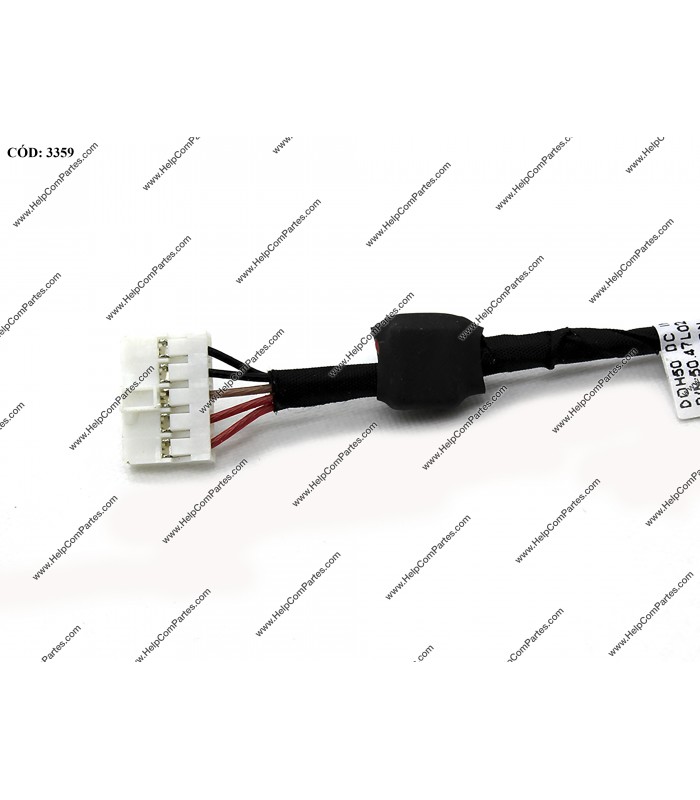 DC JACK POWER DELL 15 7000 7537 SERIES +CABLE 0G8RN8 G8RN8 ORIG.