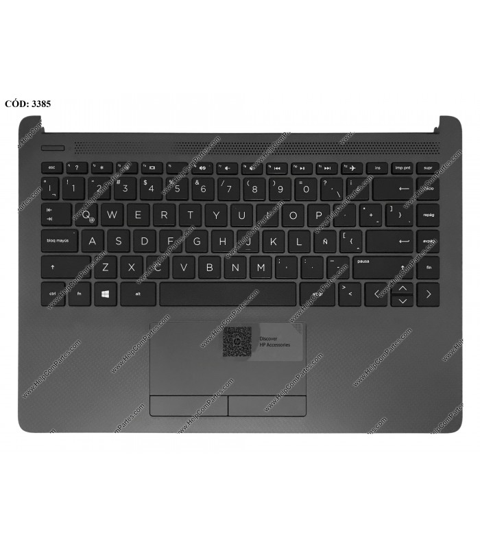 HP ASSY W/KB W/PLMRST W/TP/ 14-DK 14-CF 14S-DK 14S-CF / 240 245 G8 / 240 245 G9 / 340 348 G5 SERIES BK M23367-161 LA ORIG.