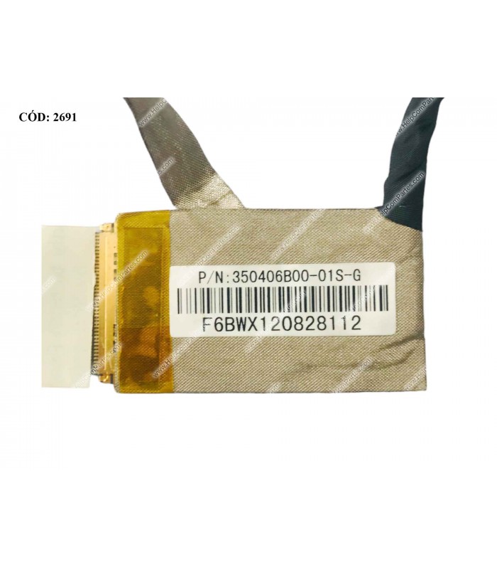 FLEX LCD HP EliteBook 8560P 8560W 8560B SERIES 350406B00-01S-G 641195-001 40PIN ORIG.
