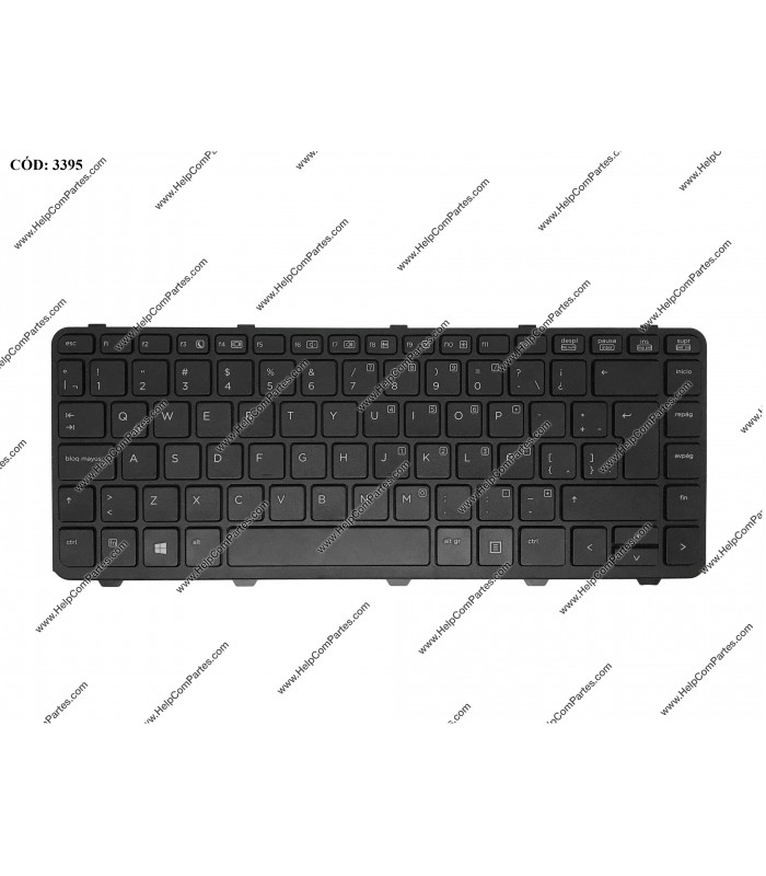 TECLADO HP PROBOOK 440 G0 440 G1 445 G1 440 G2 445 G2 430 G2 640 G1 645 G1 767470-161 SERIES MARCO BK LA ORIG.
