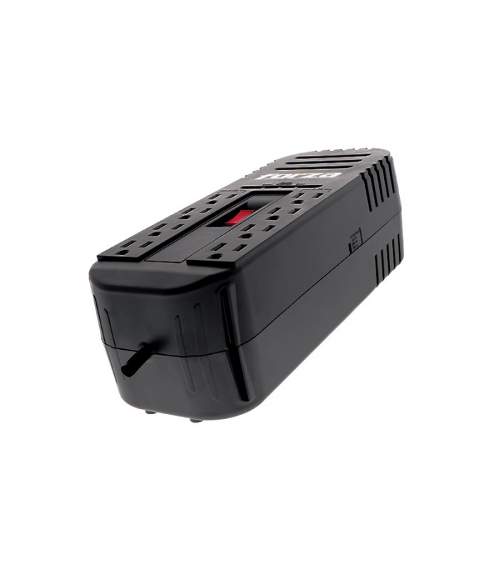 REGULADOR FORZA FVR-2201 2200VA/1100W, BLACK 110-120VA 50/60Hz 10A, 8NEMA 5-15R/RJ-11