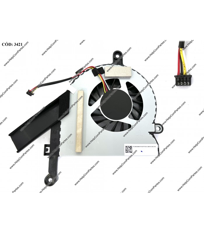 VENTI. HP PAV. AIO 22-DF 24-DF 22-DD 24-DP 27-DP 200 G4  SERIES L91399-001 4PIN ORIG.