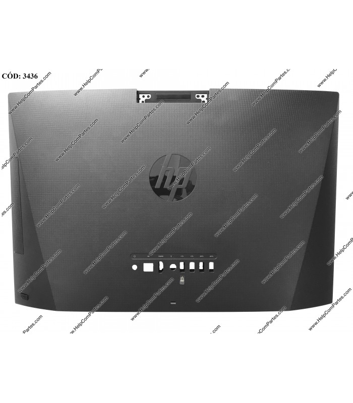 LCD COVER HP AIO 22-DD 22-DF BK/ RearCover JTBlack W/Sponge,Bib21/ L90992-001 ORIG
