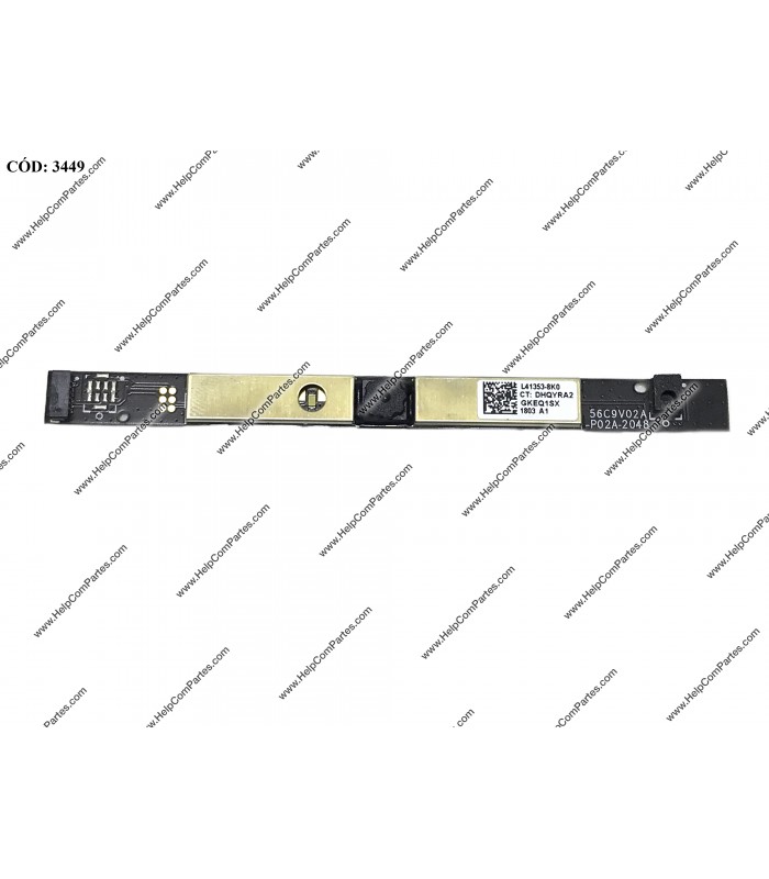 WEBCAM/MIC HP 15-BS 15-BW 15-RA 15T-BR 15T-BS 15Z-BW 15Q-BY 250 255 256 G6 SERIES 720pHD L41353-8K0 L20447-001 ORIG.