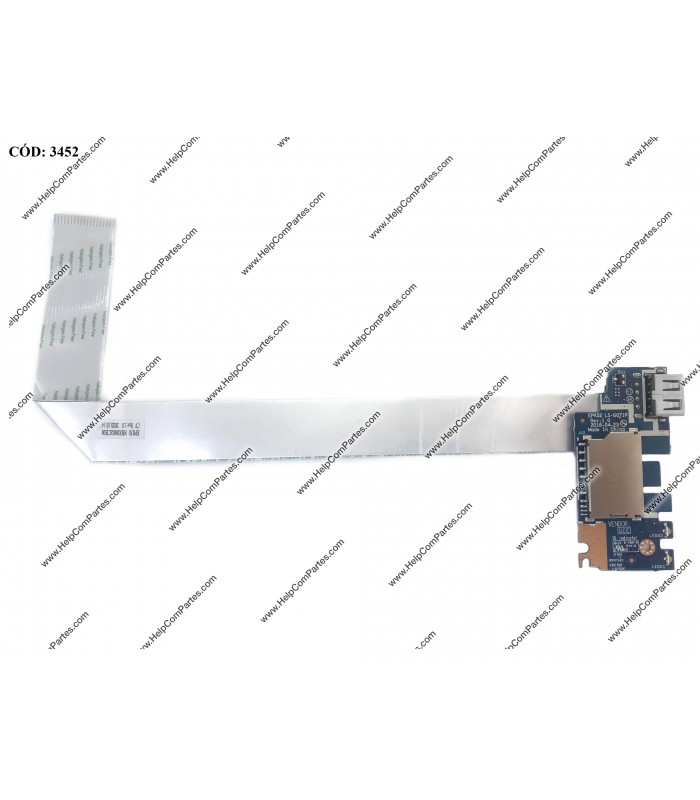 USB BD I/O W/CABLE HP 250 255 256 G7 15-DA 15-DB 15T-DA 15T-DB 15-DR 15Z-DB 15G-DR SERIES L20448-001 ORIG.