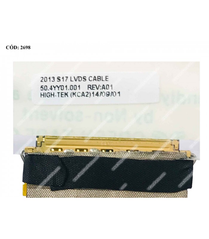 FLEX LCD HP PROBOOK 470 G1 470 G0 S17 SERIES 723646-001 50.4YY01.001 40PIN ORIG.