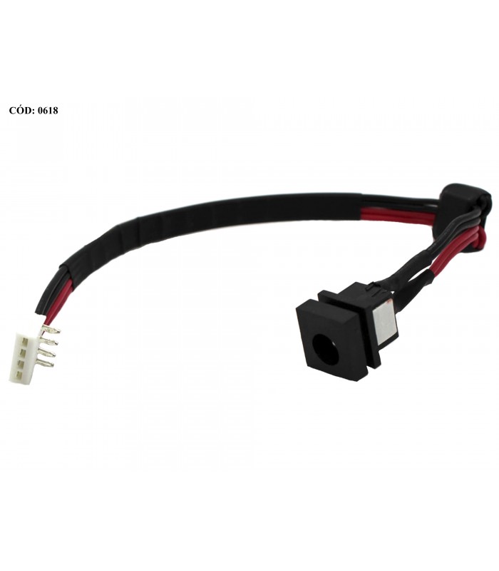 DC JACK POWER DELL INSPIRON 1150 1425 1427 1428 1501 1520 1720 1721 5150 5160 6000 SERIES +CABLE DC301004D00 ORIG.