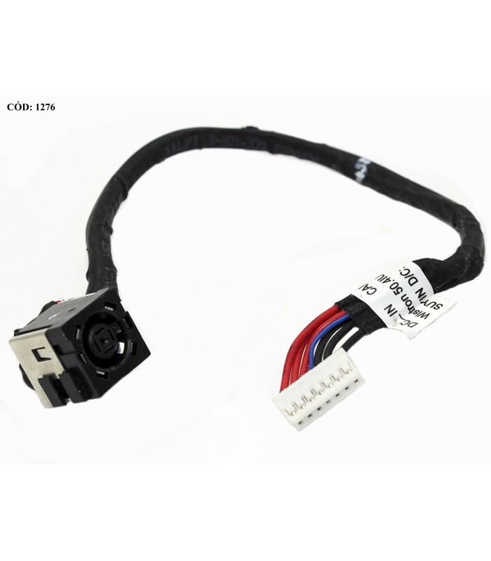 DC JACK POWER DELL 14V N4050 3420 M4040 N4030 M4010 VOSTRO 1440 1550 2420 SERIES +CABLE 0JHY7X ORIG.