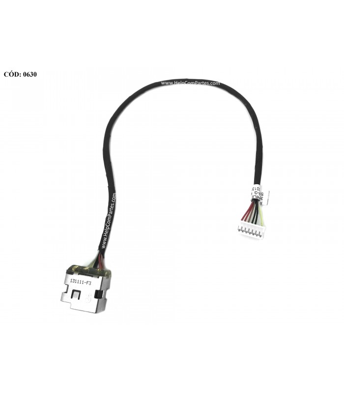 DC JACK POWER HP PAV G43 COMPAQ CQ43 G43 CQ43 CQ430 431 436 CQ57 630 SERIES +CABLE 23.5CM 646121-001 ORIG.