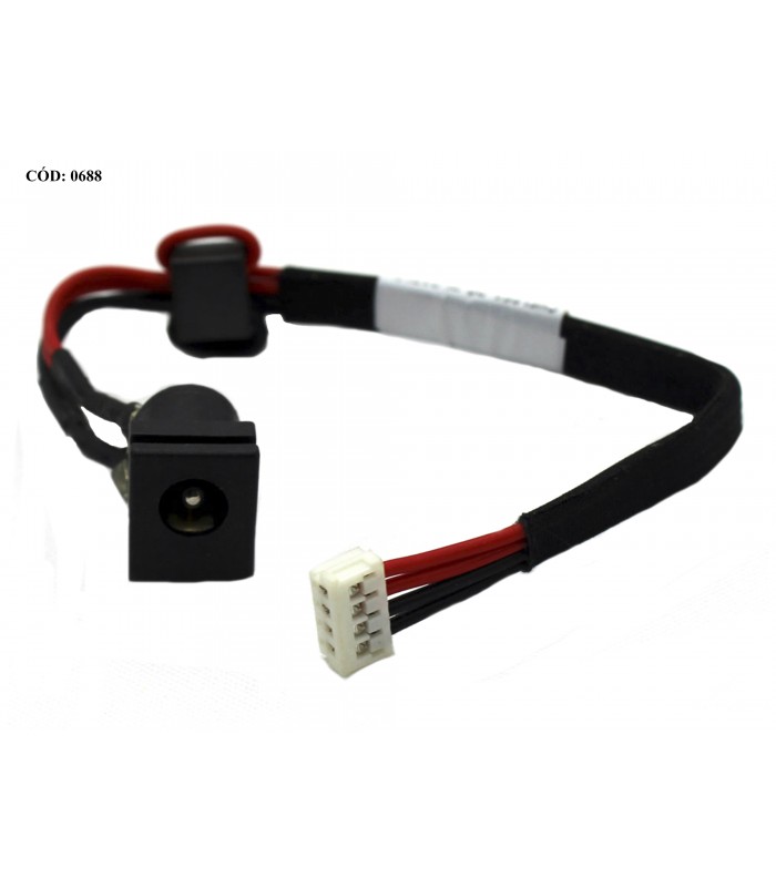 DC JACK POWER TOSHIBA L650 L655 L655D C650 C650D C655 C655D SERIES +CABLE V000939260 ORIG.