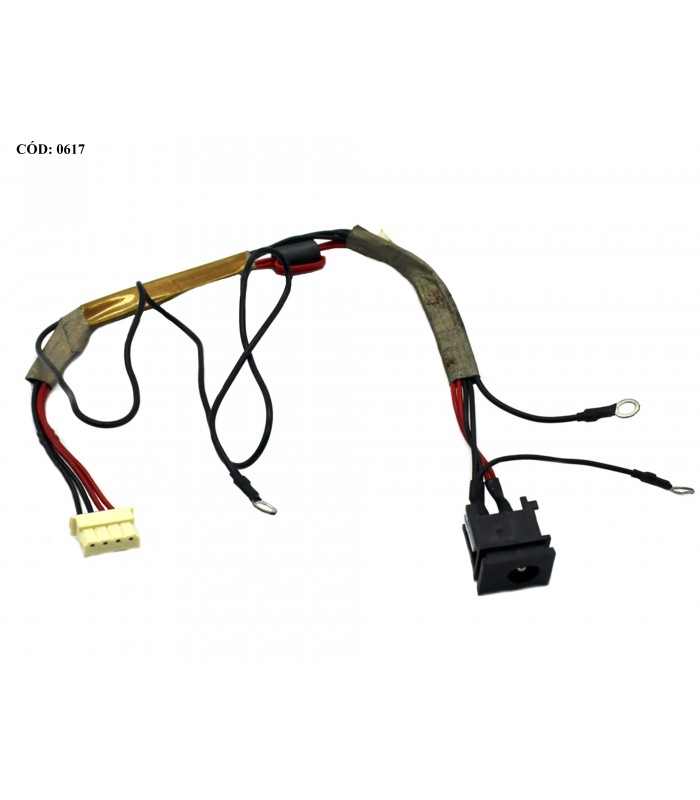 DC JACK POWER TOSHIBA P300 P300D P305 P305D U300 U305 U400 U405 M8-S8011 SERIES +CABLE A000018220 ORIG.