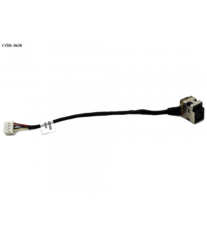 DC JACK POWER HP PAV DV6-3000 DV6-3200 DV6T-3000 DV6T-3100 DV6Z-3100 G6-1300 G7-1000 SERIES +CABLE 641394-001 ORIG.