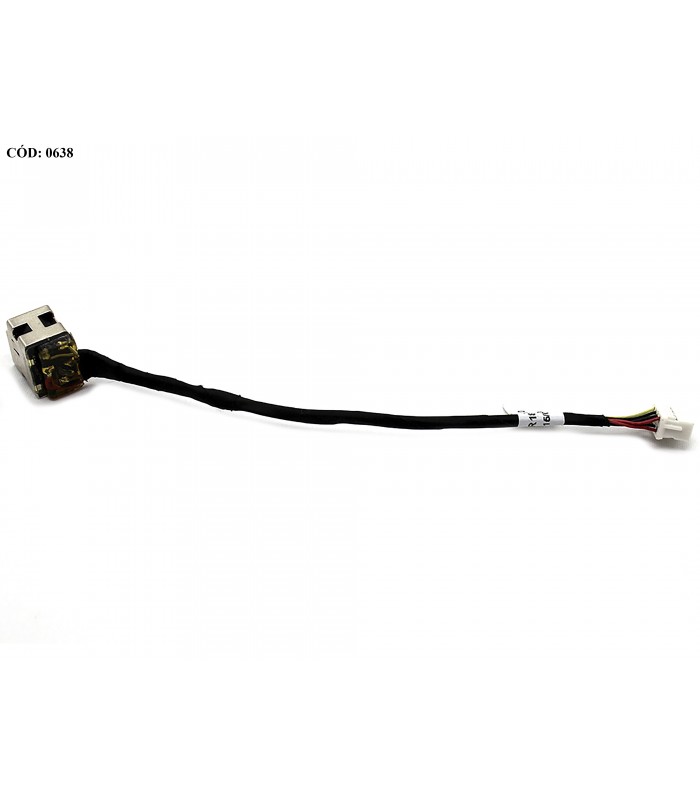 DC JACK POWER HP PAV DV6-3000 DV6-3200 DV6T-3000 DV6T-3100 DV6Z-3100 G6-1300 G7-1000 SERIES +CABLE 641394-001 ORIG.
