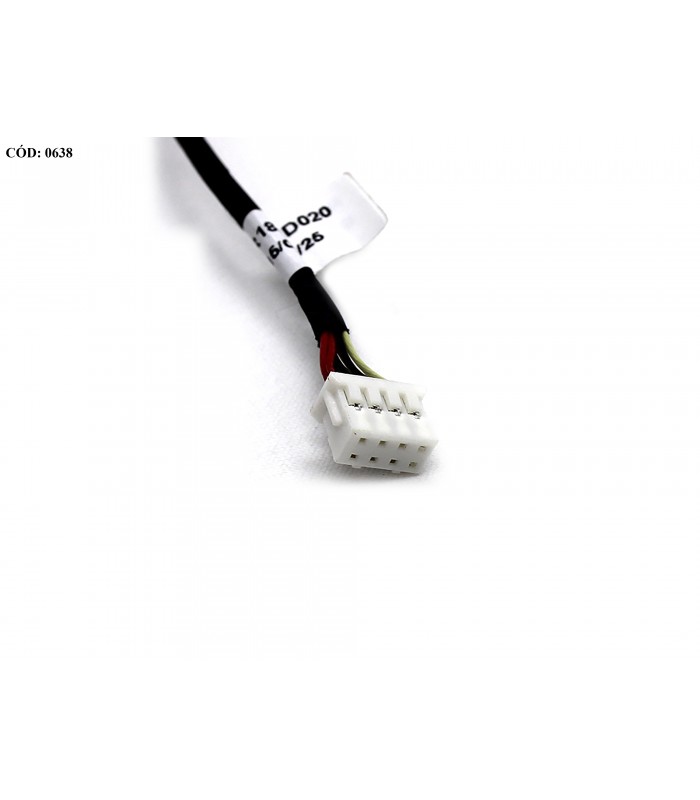 DC JACK POWER HP PAV DV6-3000 DV6-3200 DV6T-3000 DV6T-3100 DV6Z-3100 G6-1300 G7-1000 SERIES +CABLE 641394-001 ORIG.