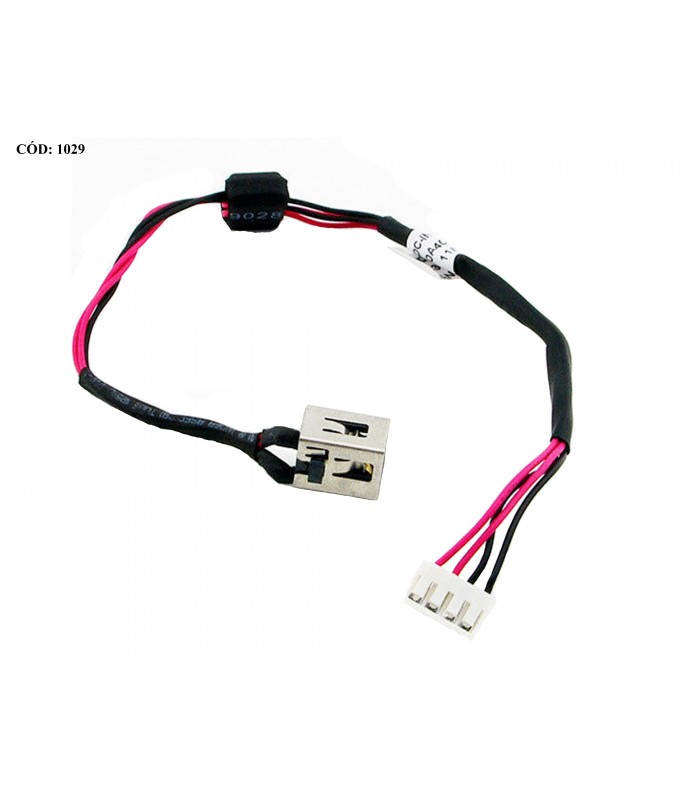 DC JACK POWER TOSHIBA  A500 A660 A660D A665 L455  L455D L555 L555D L670 L670D SERIES +CABLE DC30100AA00 ORIG.