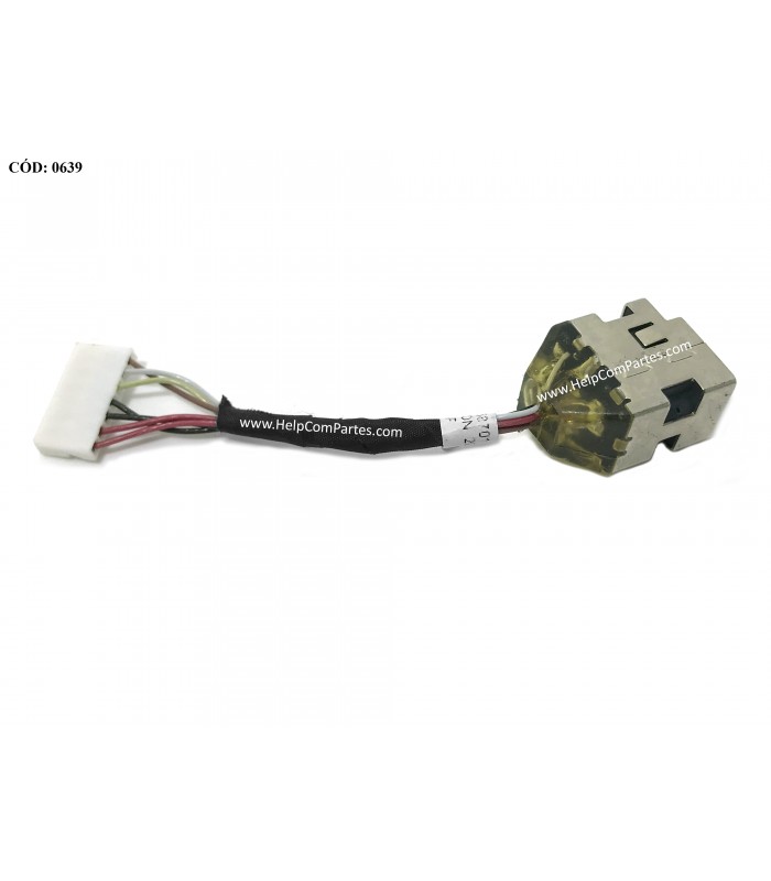DC JACK POWER HP DV5 DV5-2000 DV5-2100 DV5T DV5T-2000 DV5T-2100 G6-1A00 SERIES +CABLE 607975-001 ORIG.