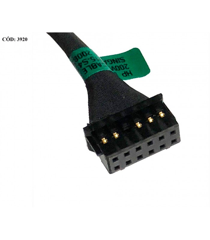 DC JACK POWER HP PAV GAMING 15-DK 15-DK000 15-DK0005ns 15-DK0016ns 15T-DK SERIES +CABLE L56904-001 ORIG.